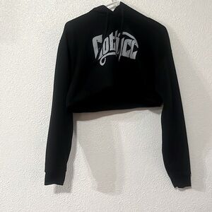 Gothicc crop hoodie